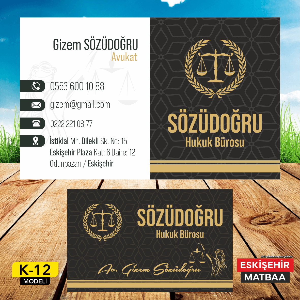 Eskişehir Kartvizit (K12-1) – Eskişehir Matbaa