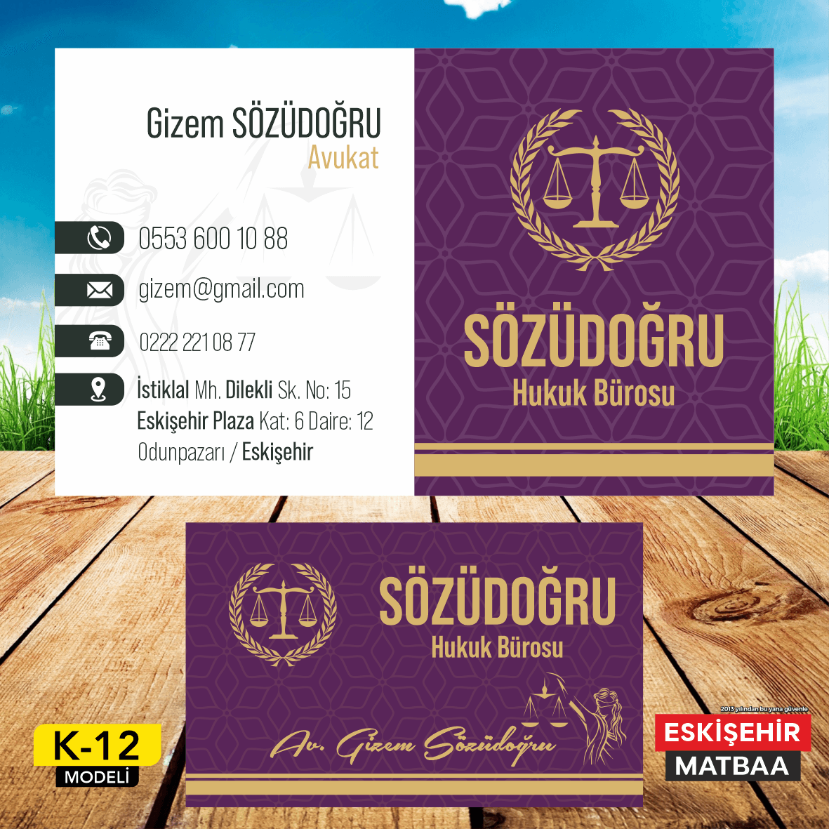 Eskişehir Kartvizit (K12-2) – Eskişehir Matbaa